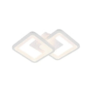 LED LED LED Giani 26W, 2 négyzet, hideg/forró/semleges fény, fehér