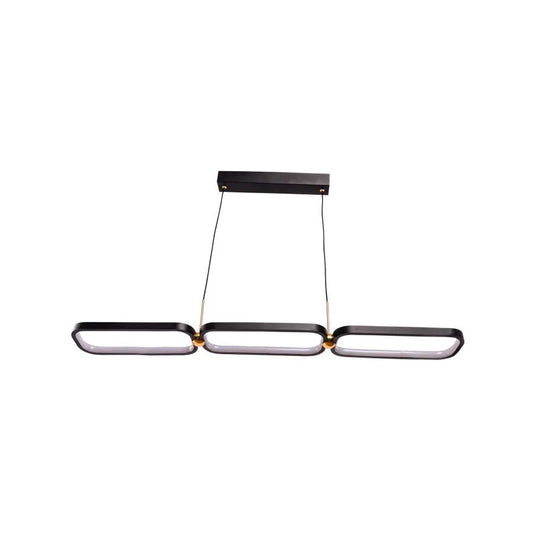 LED LED Hansa távirányítóval, 80W, 2,4 GHz, fém, fekete és arany