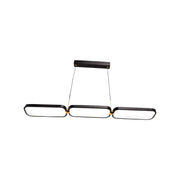 LED -csillár Hansa 80W távirányítóval, 3 elem, lineáris, hideg/forró/semleges fény, instabil, aranyfekete