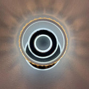 LED LED Crystal, Inar, 40W, hideg/forró/semleges fény, fekete