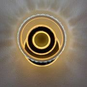 LED LED Crystal, Inar, 40W, hideg/forró/semleges fény, fekete