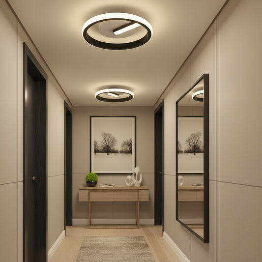 LED csillár VICTORIA 19W, kerek, hideg/meleg/semleges fény, fekete, fehér
