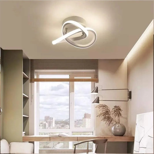 LED LED Vertex Flow, 24W, hullámos, hideg/forró/semleges fény, fehér