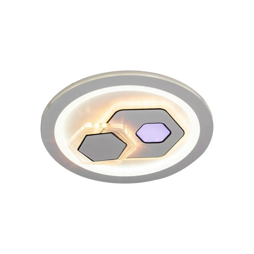 LED LED Kathleen, 16W, forró/semleges fény/RGB, fehér