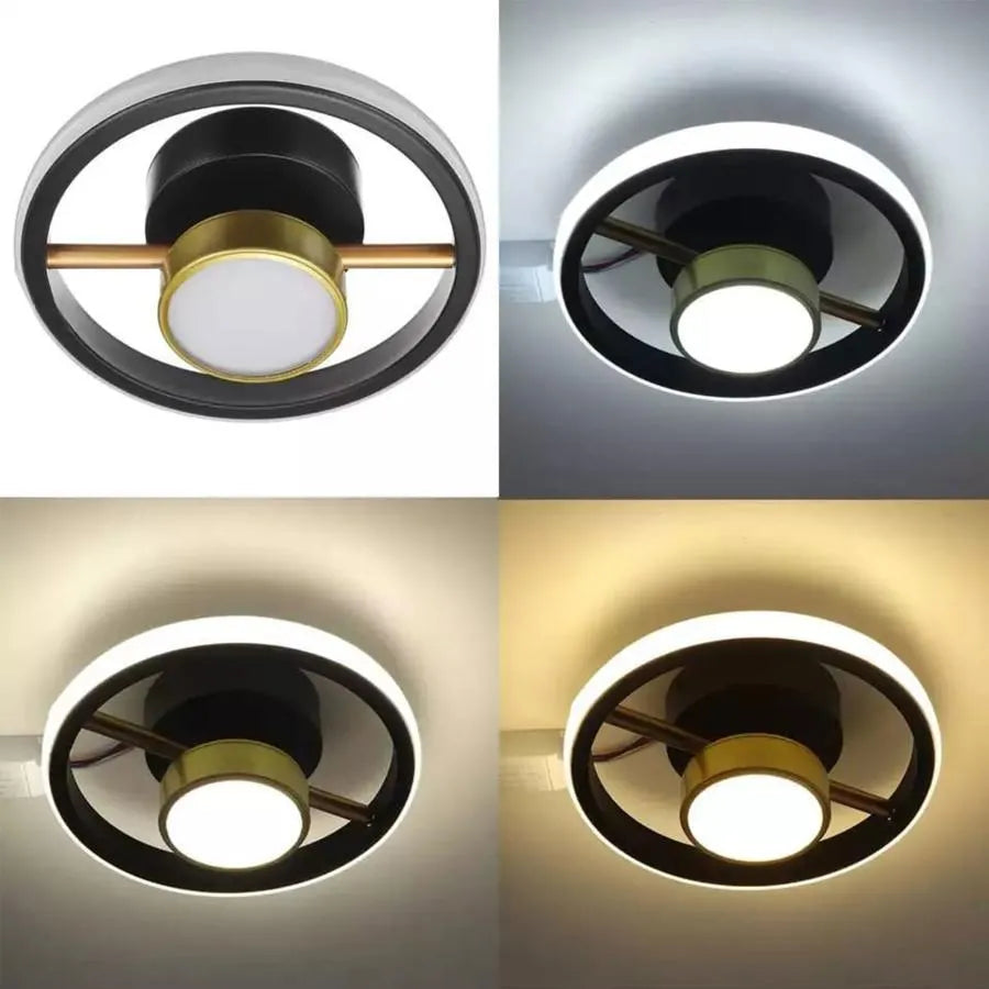 LED LED CEIKO 46W, hideg/forró/semleges fény, fekete