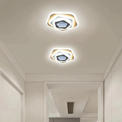 LED LED LED Nexa Pentagon 3D, 36W, fehér, Hall/Forridor számára