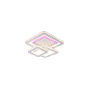 LED -csillár távirányítóval és Crystal Leila 154W, 3 négyzet