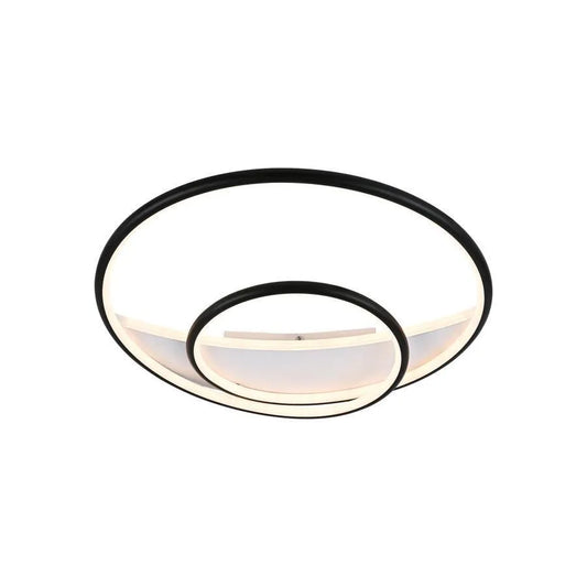 LED LED Rachel Lup távirányítóval, 120W, akril és fém, fehér és fekete
