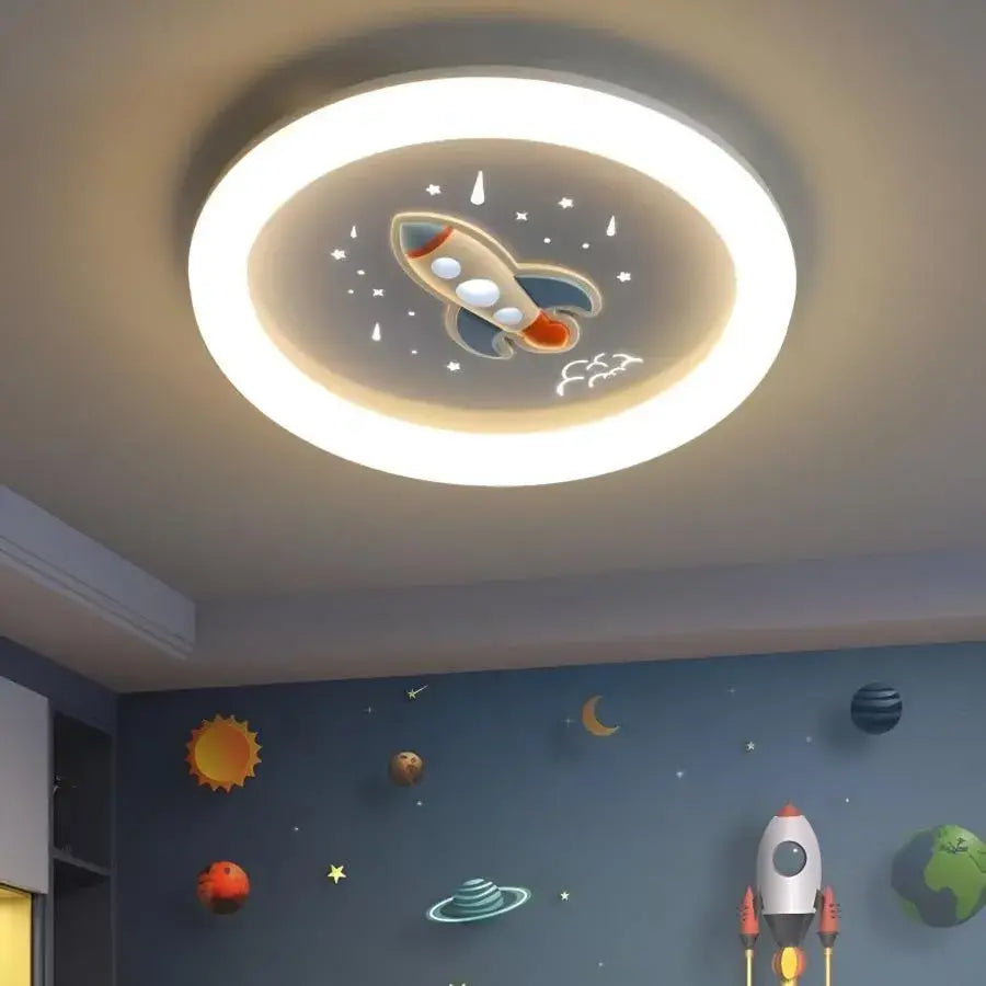 LED LED rakéta 75W, 49 cm átmérőjű, hideg/forró/semleges fény, kék kék