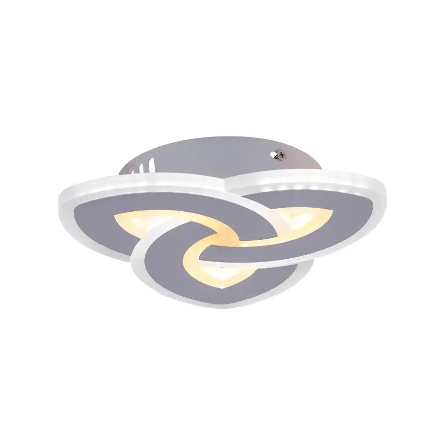 48W nyíl LED -csillár, 20 cm átmérőjű, hideg/forró/semleges fény, fehér