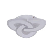 48W nyíl LED -csillár, 20 cm átmérőjű, hideg/forró/semleges fény, fehér