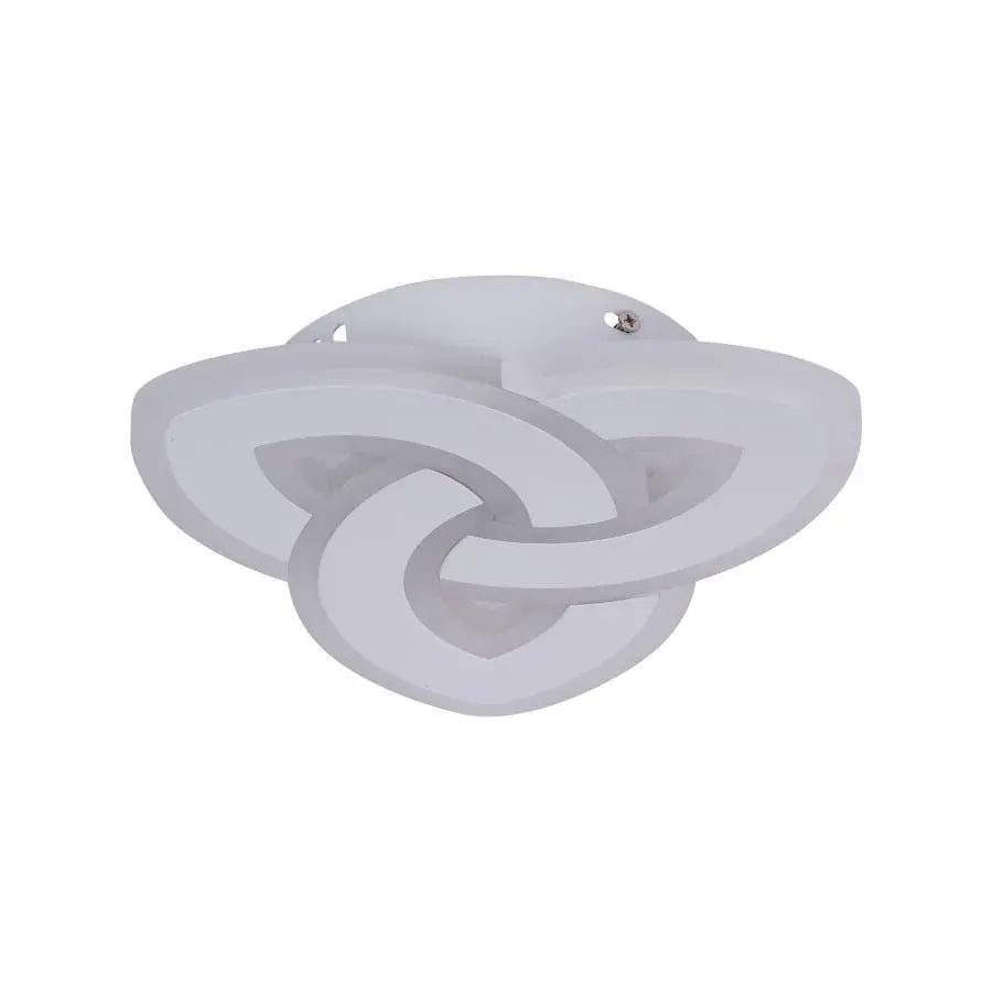 48W nyíl LED -csillár, 20 cm átmérőjű, hideg/forró/semleges fény, fehér