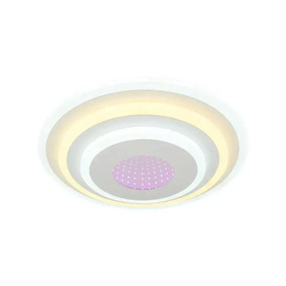 Lust LED Nivara 3D 20W, 30 cm átmérőjű, hideg/forró/semleges fény, fehér