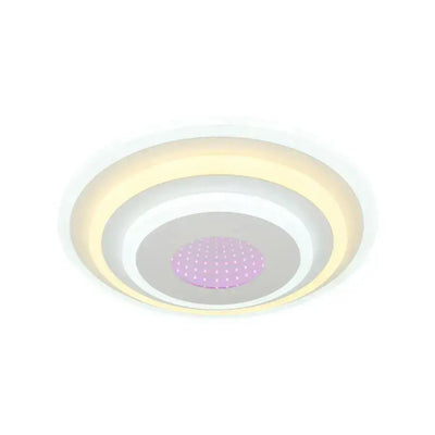 LULUS LED 3D Nivara Rotonda, átmérő 30 cm, 20W RGB, fehér, hideg/forró/semleges fény