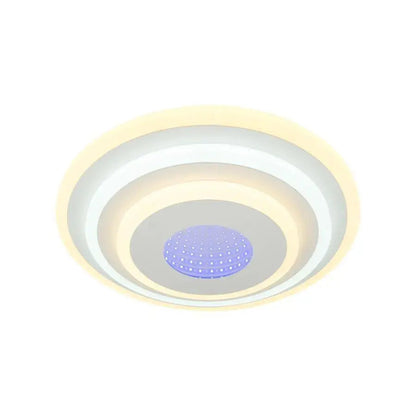 Lust LED Nivara 3D 20W, 30 cm átmérőjű, hideg/forró/semleges fény, fehér
