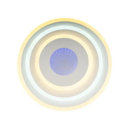 Lust LED Nivara 3D 20W, 30 cm átmérőjű, hideg/forró/semleges fény, fehér