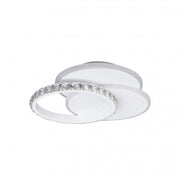 LED -csillár Sofia 24W -os kristály, hideg/forró/semleges fény, fehér