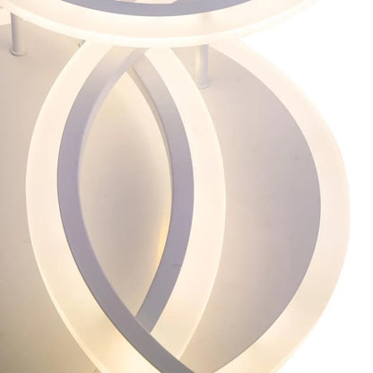 LED -csillár Lucy távirányítóval, 70W, 4 kör, hideg/forró/semleges fény, instabil, fehér