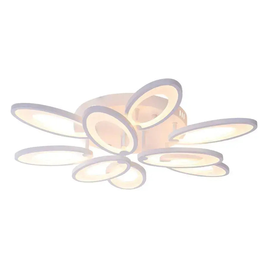 LED -vágy napraforgóval 98W távvezérlés 9 Elemek hideg/forró/fehér semleges fehér