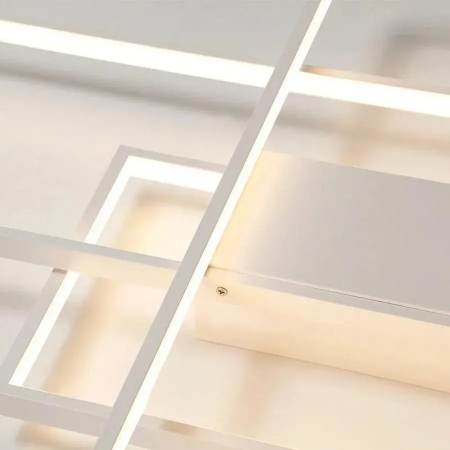 LED -csillár Landyn 71W távirányítóval, hideg/forró/semleges fény, instabil, fehér