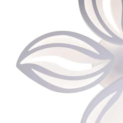 LED -csillár orchidea távirányítóval, 65W, 5 szirom, hideg/forró/semleges fény, instabil, fehér