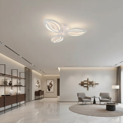 LED csillár távirányítóval ORCHID 40W, 3 szirom, hideg/meleg/semleges fény, szabályozható, fehér