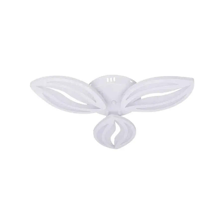 LED -csillár orchidea 39W távirányítóval, 3 szirom, hideg/forró/semleges fény, instabil, fehér