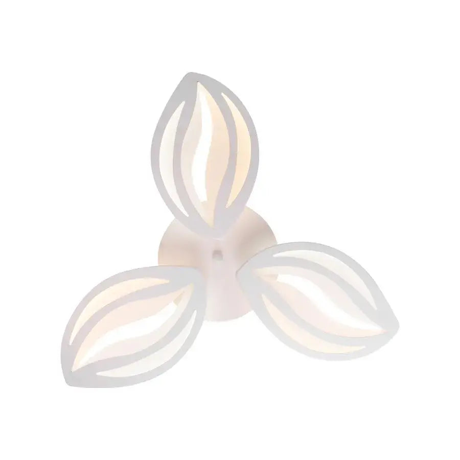 LED -csillár orchidea 39W távirányítóval, 3 szirom, hideg/forró/semleges fény, instabil, fehér