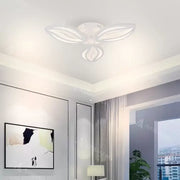 LED -csillár orchidea 39W távirányítóval, 3 szirom, hideg/forró/semleges fény, instabil, fehér