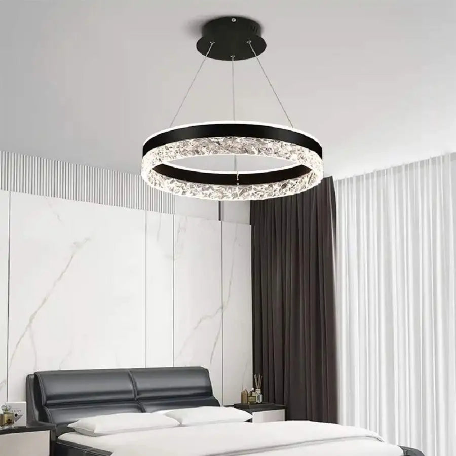 LED -vágy távirányítóval 124W fekete