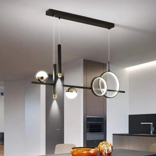 LED LULUS Damar Damar Melecomand 55W Dimabila Fekete Fehér
