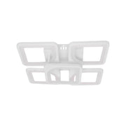 LED -csillár Fely 80W távirányítóval, 5 négyzet, hideg/forró/semleges fény, sugár, fehér
