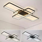 LED -csillár távirányító tengely 96W, 3 elem, hideg/forró/semleges fény, instabil, fekete