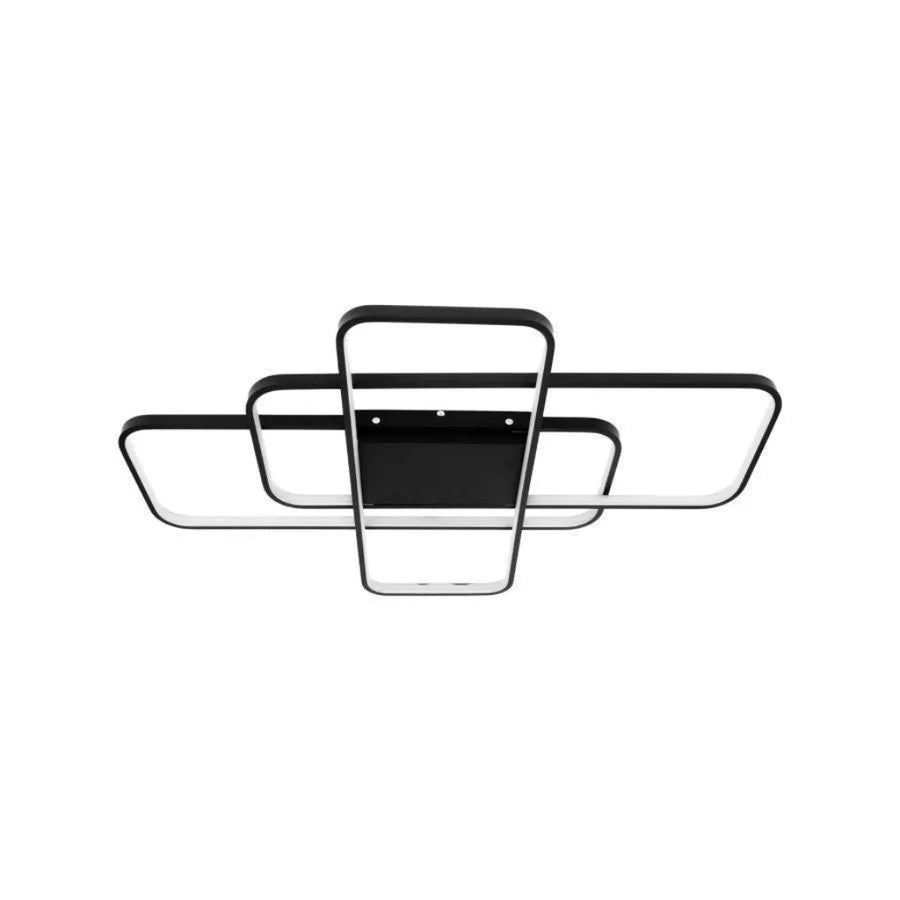 LED -csillár távirányító tengely 96W, 3 elem, hideg/forró/semleges fény, instabil, fekete