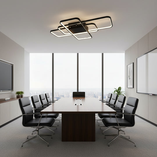 IANUSIS LED csillár távirányítóval 95W, 3 elem, hideg/meleg/semleges fény, szabályozható, fekete LED csillárok távirányítóval Alapértelmezett cím Alessandro Design