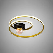 LED -csillár távirányítóval ISELIN 96W, hideg/forró/semleges fény, instabil, arany