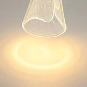 LED -csillár, Jerome 38W távirányítóval, 6 elem, hideg/forró/semleges fény, instabil, arany, állítható magasság