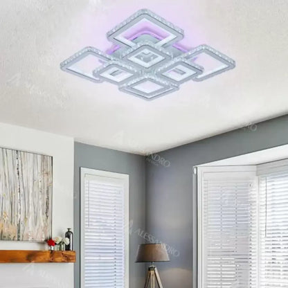 LED -vágy Leila távirányítóval, 236W, White, Daisy, RGB