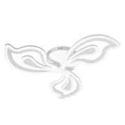 LED -csillár 68W dicsőséges távirányítóval, 3 szirm, hideg/forró/semleges fény, instabil, fehér