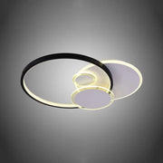 LED -csillár Odina 96W távirányítóval, hideg/forró/semleges fény, instabil, fekete