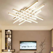 LED -csillár Mora 160W távirányítóval, 8 elem, lineáris, hideg/forró/semleges fény, instabil, fehér