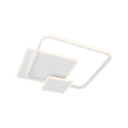 LED -csillár Anemona 75W távirányítóval, 3 négyzet, hideg/forró/semleges fény, instabil, fehér