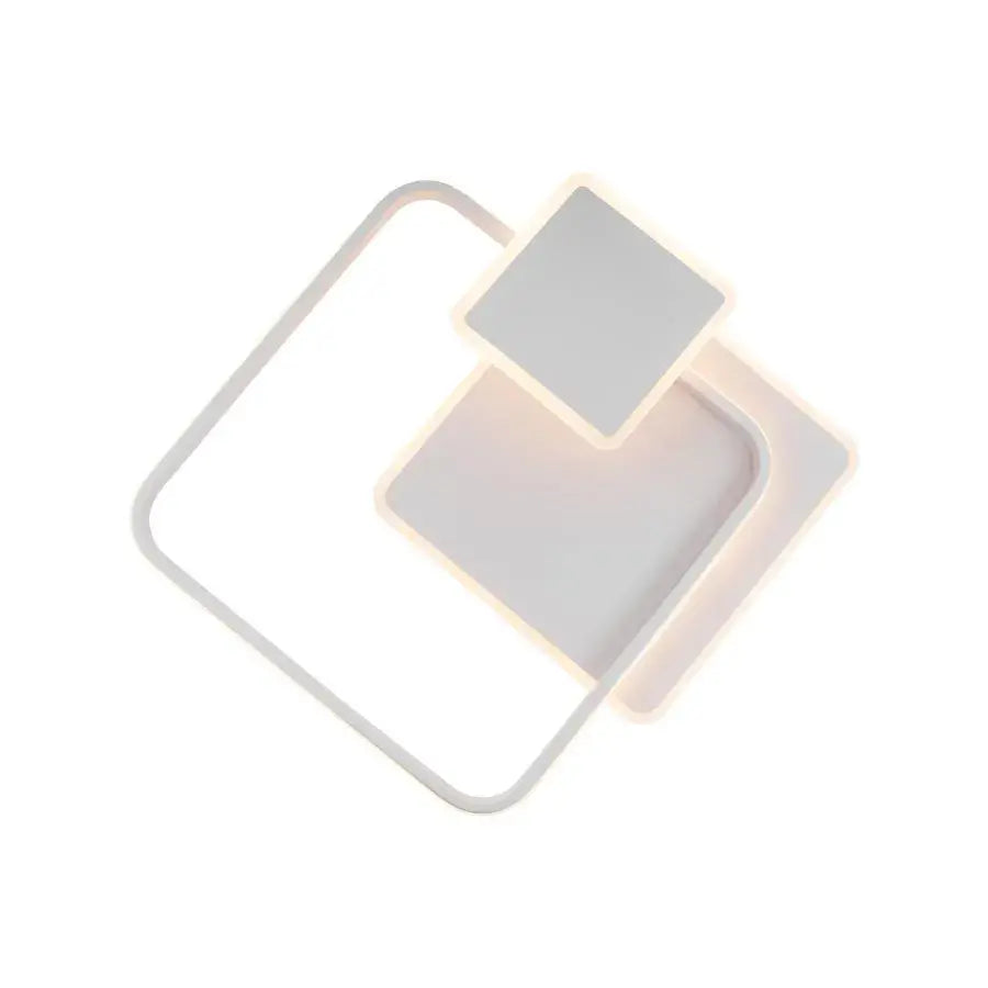 LED -csillár Anemona 75W távirányítóval, 3 négyzet, hideg/forró/semleges fény, instabil, fehér
