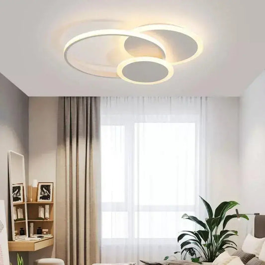 LED -csillár silvian távirányítóval 3 körben 58W hideg/forró/fehér semleges fehér