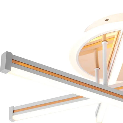 LED -csillár Tamara 96W távirányítóval, 3 elem, lineáris, hideg/forró/semleges fény, instabil, fehérarany
