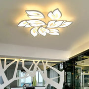 LED -csillár távirányítóval 117W, 9 elem, hideg/forró/semleges fény, instabil, fehér