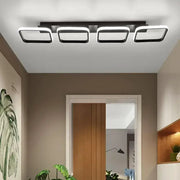 LED LED Vertex rács párhuzamos, 50W, 4 négyzet hideg/forró/semleges, fekete