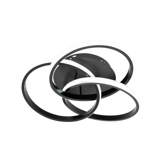 LED -csillár távirányító vektor vortex 96W, 3 elem, hideg/forró/semleges fény, instabil, fekete