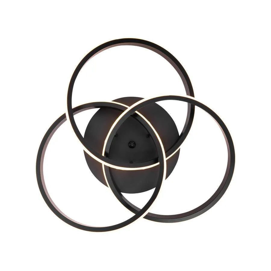 LED -csillár távirányító vektor vortex 96W, 3 elem, hideg/forró/semleges fény, instabil, fekete