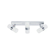 LED -csillár egy állítható kivetítővel, Zorela 18W, hideg/forró/semleges fény, fényes fehér króm